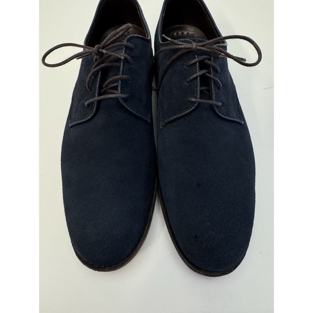 Allen Edmonds Port Washington Nomad Suede Lace Up Blue Dress Casual Shoes 9.5 D - Picture 11 of 13